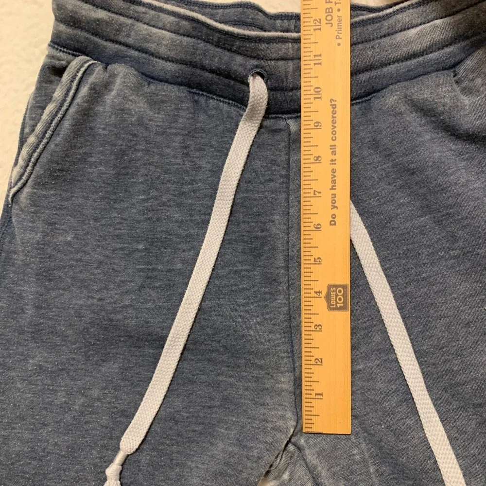 Saturday Sunday Anthropologie Jogger Sweatpants Womens S Lounge Blue Acid Wash